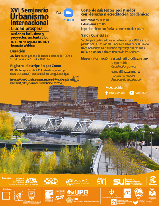 XVI Seminario de Urbanismo Internacional